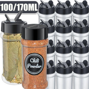 100-900ml xách tay bướm nắp chai đựng gia vị hai tròng trong suốt dung tích lớn lọ gia vị hộ gia đình thịt nướng chai đựng gia vị dụng cụ nhà bếp