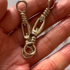 Fishing BOX-TYPE SWIVEL (Silver) SOLD PER PIECE