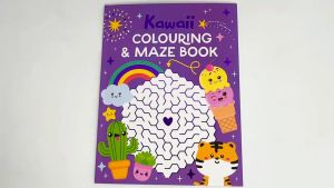 Kawaii Mazes & Colouring Book With Over 40 Fun Mazes