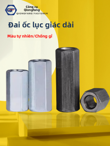 M6 M8 M10 M12 Lưới Nối Dài Bít Vít Dày Cao Hàn Bít Vít Thép Carbon Tiêu Chuẩn Quốc Gia Khóa Chặt Cường Độ 4.8