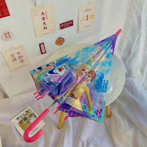 Mũi Cọc Dày Tự Động Trong Suốt Elsa Princess Frozen Mũi Cọc Thẳng Mũi Cọc Nữ Mũi Cọc Chống Nắng UPF50+ Mũi Cọc Chống Nước Mũi Cọc Chống Gió