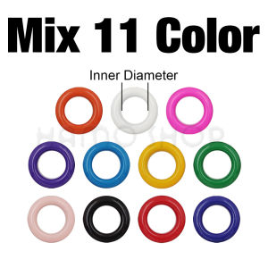 100 Sets 4mm Multicolor Metal Eyelets Grommet Ring With Washer For DIY Leathercraft Scrapbooking Shoes Belt Cap Bag Tags Clothes