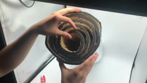 100*40cm Acoustic Foam Anti Sound Proof  Sound Insulation Sponge for Car Doors Panel / Engine Cover / Roof