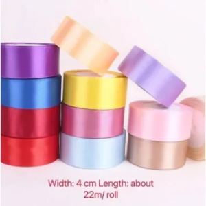 2.5cm 4cm ribbon satin ribbon decorative ribbon gift packaging Ribbons roll 25Yards/Roll