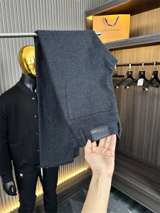 Quần Jeans Denim Thường Ngày Dài Ống Thẳng Màu Trơn Quần Dài Đi Làm Cho Nam Thời Trang Mùa Thu Quần Dài Thường Ngày Dệt Kim