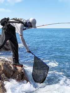 สวิงตักปลา ตาข่ายซิลิโคน สำหรับตักปลางาน ตีเหยื่อปลอม ชิงหลิว ตกปลาหน้าดิน