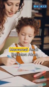 Kertas Gambar Mewarnai Anak A4: Bunga, Princes & Kaligrafi Islam