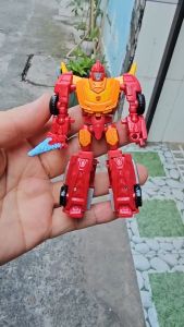 Robot Mini Transformers HOT ROD cao 9cm biến hình xe đua màu đỏ - Hàng của hãng Hasbro (Mỹ)