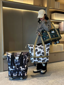 Túi Du Lịch Thể Thao Yoga Dung Tích Lớn Có Thể Mở Rộng Túi Hành Lý Di Động Có Bánh Xe Đa Năng Túi Đựng Đồ Dùng Du Lịch Thời Trang Mùa Xuân 2024