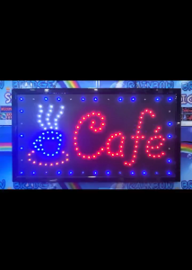 CUPS Cafe - RAINBOW BRIDGE LED SIGNAGE (New-Small-Large) #SIZE: W48cm & W60cm BIG