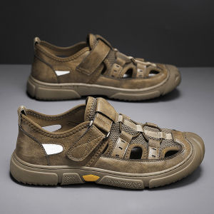 Dép Đi Biển Nam Mùa Hè Ngoài Trời Chống Trượt Chống Mùi Thể Thao Đi Biển Dép Xăng Đan Đế Cao Su Thoáng Khí