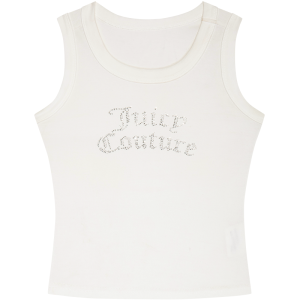 Juicy Couture | White Glitter Tank Top Casual Underwear