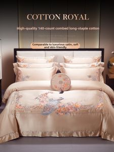 HEART FALLS IN LOVE | Luxury New Chinese Style Bedding Set Wedding Cotton