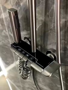 SEN TẮM ĐỨNG NÓNG LẠNH MẶT KÍNH HIỂN THỊ NHIỆT ĐỘ CÓ LED SC43