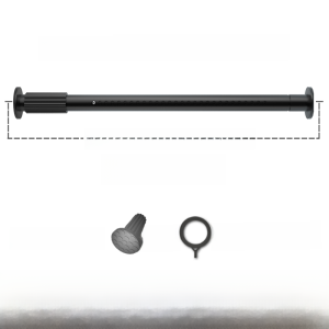 Clothing Rod Retractable Punch-Free Installation Bedroom Curtain Rod Balcony Wardrobe Clothes Support Rod Bathroom Shower Curtain Rod