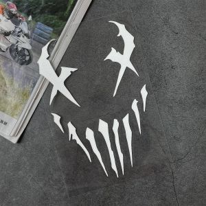 Reflective Motorcycle Decals Devil Pattern Moto Body Windshield Helmet Decal Accessories For Honda CB650R CBR XADV PCX Forza 125