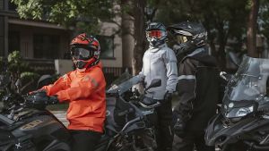 Motowolf Multis Raincoat (Retractable In-Built Shoe Cover)