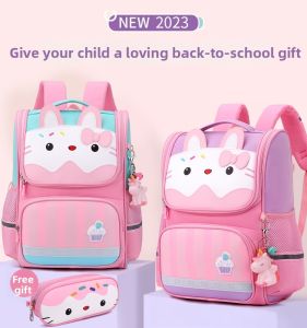 Spine Protecting Waterproof School Backpack for Children