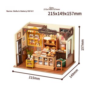 Rolife | DIY Miniature Chocolate Shop Assembly Block House