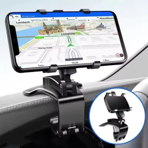 Car Mobile Phone Holder Universal Dashboard Phone Stand Easy Clip Mount Stand GPS Navigation Hanging Bracket For All Smartphones