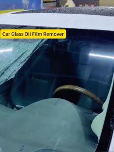 Car Glass Cleaner Oil Film Brush Powerful Stain Remover for Window And Glass Coating Cleaning Brush