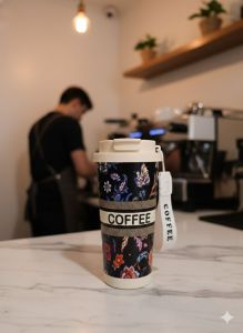 Tumbler Stainless Steel SUS 316 Termos Kopi 500 ML Gelas Vacuum Tahan Panas dan Dingin Sampai 8 Jam