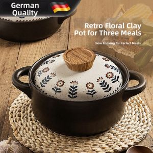 SHUDUODUN | High-Temperature Resistant Non-Crack Ceramic Pot for Home Use