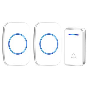 CACAZI Ring Doorbell Outdoor Self-Powered Wireless Doorbell Waterproof 150M No Battery Button Call Bell Sensor Intelligent Home