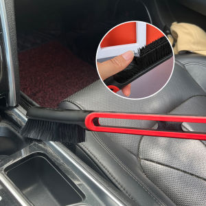 SEAMETAL Car Interior Cleaning Brush Car Air Outlet Seat Crevice Dashboard Dusting Long-handle Brush Car Detailing Brush Duster