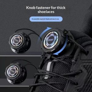 No-Tie Shoelaces Easy Installation Swivel Buckle Laces Sneakers Thick Rope Automatic Shoelace Shoe Accessories shoe laces no tie