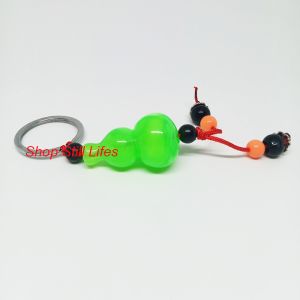 móc khóa hồ lô trường thọ xanh lá