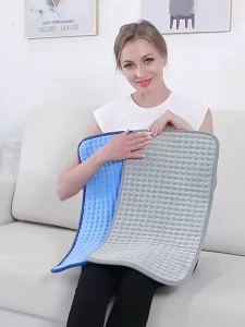 50X100cm Tấm Sưởi Điện Tấm Nhiệt Nệm Sưởi Ấm 110V/240V Để Giảm Đau Lưng/bụng Tự Động Chăn Nóng 110V/240V