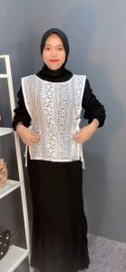 OUTER BRUKAT ROMPI WANITA BAHAN BROKAD MALIKA PREMIUM