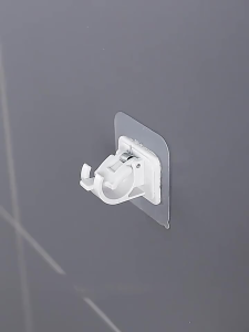 ตะขอยึดราวม่าน คลิปยึดราวม่าน ม่านกั้นห้อง  ไม่ต้องเจาะผนัง ราวแขวนผ้าเช็ดตัว สำหรับห้องครัว 1แพ้ค 2 ชิ้น 2pcs curtain rod holder