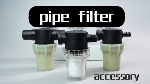 Water Filter  Transparent Plastic Housing Irrigation Aquaculture System Filter Household Pipe Impurity Protection