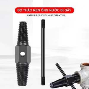 Mũi khoan taro tạo ren ngược 2 đầu 16-27mm TUOSEN Mũi tháo ống nước ren gãy tháo ren ống nước bị gãy
