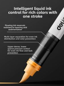 deli | Art Grade Non-bleed Blendable Soft Tip Markers 24 Colors