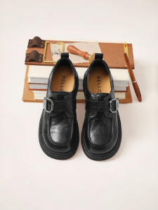 Belle | Retro Thick-soled Buckle Women Loafers