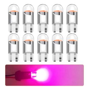 360 Đèn LED Trong Suốt COB T10 W5W Đèn Tín Hiệu Ô Tô 12V Trắng/Xanh Dương/Vàng/Đỏ/Hồng/Xanh Băng Đọc Gương Chiếu Hậu Đèn Ngược 2-20 Chiếc