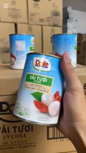 Vải tươi đóng lon thương hiệu Dole 565g