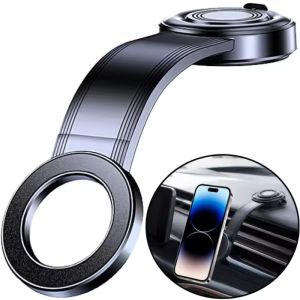 Strong Magnetic Car Mount with Bendable Arm TPU ABS Aluminum Alloy Multi Angle Adjustment for Phone Navigation Home Office