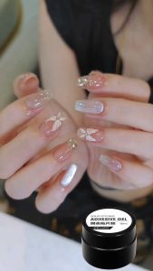 10g Solid Nail Tips Gel Acrylic Extend Gel Manicure Extension Glue Transparent Nail Sheets nail clippers Glue Remover
