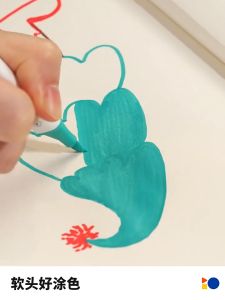 ปากกาอะคริลิค Acrylic marker pen ปากกาสี ปากกามาร์กเกอร์อะคริลิค สีเมจิก ปากกาเพ้นท์ พู่กันสำหรับเด็ก ง่ายต่อการขัด