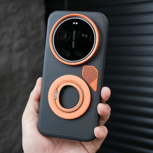 MAKE | Original Large Window PU Leather Magnetic Stand Phone Case