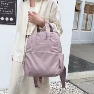 Tas Ransel Wanita Colorful Fox 2363 tas nilon anti air tas ransel remaja tas wanita