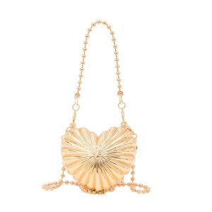 2025 Mini Women Acrylic Evening Bag Designer Luxury Gold Silver Handbags Purse for Wedding Party Chain Crossbody Shoulder Bag