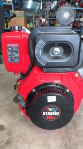 เครื่องยนต์ดีเซล 10HP HERO รุ่น S186FAE เครื่องดีเซล เครื่องยนต์ มีไดร์สตาร์ท DESIGN BY JAPAN