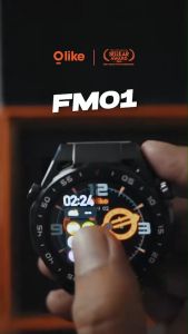 Olike  Smartwatch Atlas FM01 HD Display IP68 Water Resistant Full Metal Frame Smartwatch Tahan Air Ip68 Pelacak Detak Jantung - Lazada
