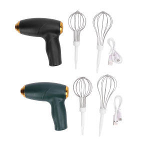 เครื่องผสมอาหารไฟฟ้า เครื่องตีฟองนมแบบมือถือ เครื่องตีไข่ 3 ระดับความเร็ว เครื่องทำแยมแบบพกพา ของหวาน เค้ก เครื่องทำครีม เครื่องผสมอาหารในครัวเรือน