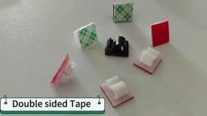 Cable Clips Glue Self Adhesive Wire Management Cable Holder Organizer Clamp Wall Table Car Wire Clip Accessories